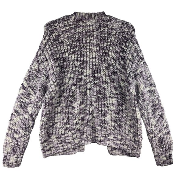 Hippie Rose Lavender Combo Knit Cardigan Sweater S - Picture 2 of 12